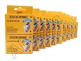 Compatible Epson T036120 & T037020 Multi 20-Pack: 10 Black & 10 Color Ink Cartridges for Epson C42 and more