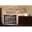 Nascar #24 Jeff Gordon Giant Size Peel'n Stick Shadow Wall Mural 37" x 13"