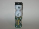 GREEN BAY PACKERS 2 Logo Golf Balls and 8 Team Tees