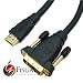 Electronics : Fisual Install Series GOLD Plated HDMI to DVI Cable 10m
