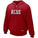 Nike Cincinnati Reds Red Tackle Twill Full Zip Hoody Sweatshirt