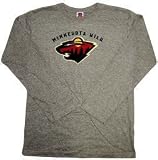 Minnesota Wild Kids Grey Long Sleeve T-Shirt