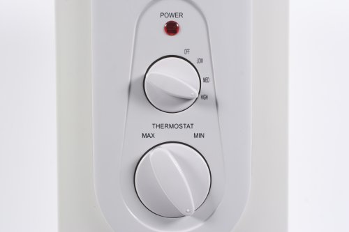Cover image : AucSale 1500W オイルヒーター 10枚フィン AH-1510 自動温度調節 安全スイッチ付 10畳まで対応