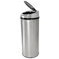 iTouchless 42 Liter Automatic Stainless Steel Touchless Trash Can NX Designed to fit 13 gallon trash bags