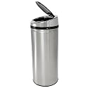 iTouchless 42 Liter Automatic Stainless Steel Touchless Trash Can NX Designed to fit 13 gallon trash bags