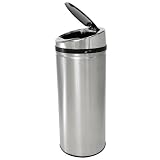 iTouchless 42 Liter Automatic Stainless Steel Touchless Trash Can NX Designed to fit 13 gallon trash bags