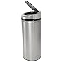 iTouchless 42 Liter Automatic Stainless Steel Touchless Trash Can NX Designed to fit 13 gallon trash bags
