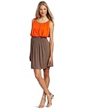 Nine West Dresses Women's Jersey Rouched Waist Blouson Dress