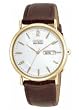 Men's Eco-Drive Strap White Dial