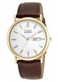 Men's Eco-Drive Strap White Dial