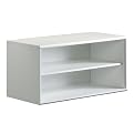 itso 1x2 Cube with Shelf - White