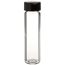 Kimble Kimax, Glass Sample Vial With Rubber Lined Closure Unattached, 24mL/6dram (Pack of 144)