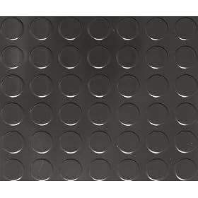 G-Floor Garage Shop Floor Coverings - 10ft. x 24ft., Coin Design, Midnight Black, Model#... by Better Life Technology