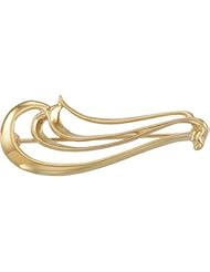 14K Yellow Gold 16.00X40.00 mm Brooch