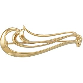 16.00X40.00 Mm 14K Yellow Gold Brooch by