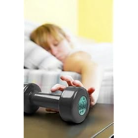 Shape Up Alarm Clock Dumbbell Style