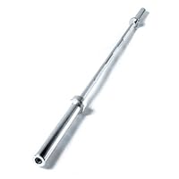 Cap Barbell Solid 7 ft Chrome Olympic Weight Bar, ECO