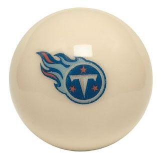 NFL Tennessee Titans White (Home Color) Billiard Cue Ball / 8 Ball