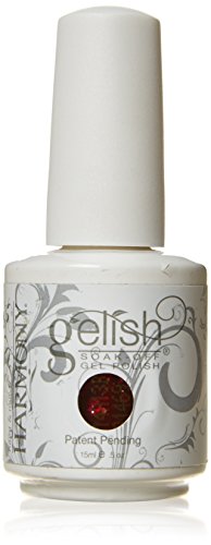 Harmony Gelish Soak-Off Gel Polish - WITH HIS RED SO BRIGHT - 15ml