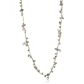 Valero Pearls pearls4girls Damen-Halskette Leder S��wasser-Zuchtperlen bunt 110 cm 200390
