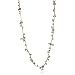 Valero Pearls pearls4girls Damen-Halskette Leder S��wasser-Zuchtperlen bunt 110 cm 200390