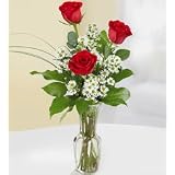 Love's Embrace Roses - 3 Red Roses