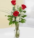 Flowers by 1800Flowers - Love's Embrace Roses - 3 Red Roses