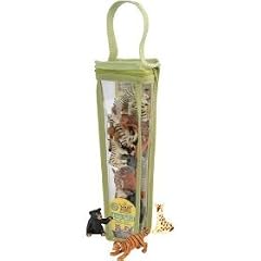 Wild Republic Animal Zoo-Tiere mit Tasche