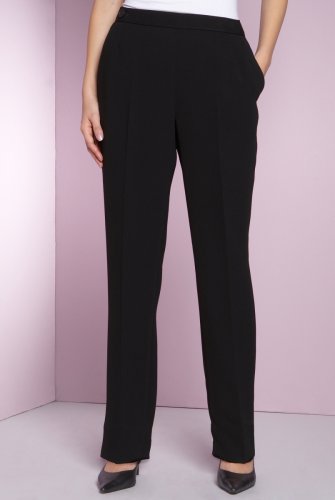 Side Fastening Slim Leg Trousers