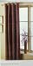 Kitchen & Housewares : New Eyelet Door Curtain Brown, keep out winter drafts 57"W X 89"D