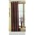 New Eyelet Door Curtain Brown, keep out winter drafts 57"W X 89"D