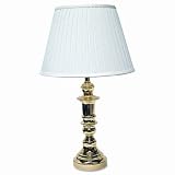 Ledu L570BR - Traditional Brass Incandescent Table Lamp, 26 Inches High-LEDL570BR