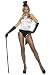 2PC Burlesque Showgirl Sexy Holiday Party Costume