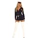 Women's 2 Piece Officer Naughty Army Girl Costume