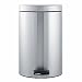 Brabantia Pedal Bin, 20 litre with Food Trap, plastic bucket Matt Steel