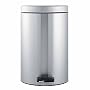 Brabantia Pedal Bin, 20 litre with Food Trap, plastic bucket Matt Steel