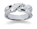 0.21 ctw. Woman's Round Diamond Wedding Band in 14K White Gold