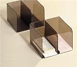 MMF Industries 266442220 2-Poket Cash Ticket or Voucher Form Holder, 7W x 4-1/4H x 6-1/2D Inch, Smoke, Plastic (Each)