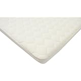 American Baby Company  Organic Waterproof Quilted Pack N Play Playard Size Fitted Mattress Pad Cover, Natural