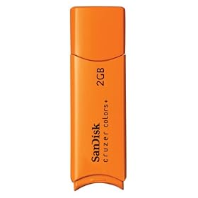 SanDisk USB�t���b�V���h���C�u cruzer colors+ 2GB Orange ReadyBoost�Ή� SDCZ23-002G-J65O