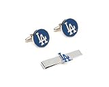 MLB Los Angeles Dodgers Cufflinks and Tie Bar Gift Set