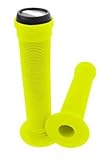 Odi Longneck Grips for SCOOTERS and Bikes YELLOW Plus Free Oval Griptape