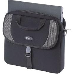 Targus Notebook Slip Case CVR200 - Top Loading - Handle - Neoprene - Black, Gray