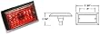 Truck-Lite Chrome Plated Lamp Bulb Replaceable Red 1571D