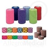 CoFlex NL Cohesive Flexible Bandages - 1W - Assorted Colors - Case of 30
