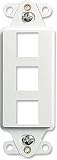 On-Q Decorator Strap (White) 3-Port