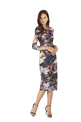 Knit Jacquard Jeweled Midi Dress 