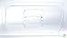 Rubbermaid Commercial Products Cold Food Standard Lid, 1/2 Size, Clear (FG128P23CLR)