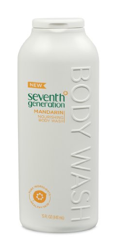 Seventh Generation Nourishing Body Wash, Mandarin, 15 Ounce (Pack of 3)
