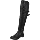 31qZHEiSowL. SL160  DKNY Womens Audrey Over the Knee Boot, Black Soft Leather, 7.5 M US